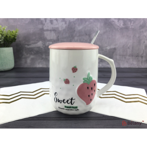 Керамическая чашка "Strawberry" #4