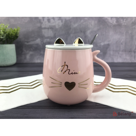 Керамическая чашка "Lovely cat" #1