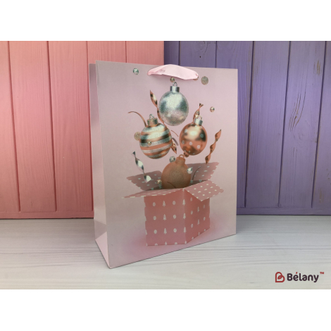 Новогодние пакеты "Gift box" M #2