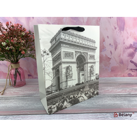 Подарочный пакет "Famous city" L #1