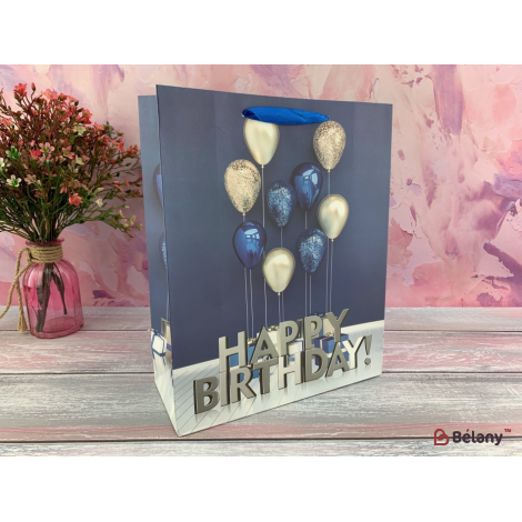 Подарочный пакет "Color Balloons" M #2