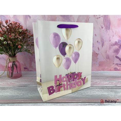 Подарочный пакет "Color Balloons" L #1