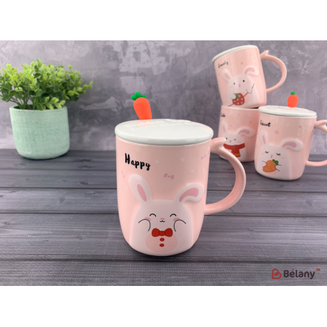 Керамическая чашка "Rabbit" happy