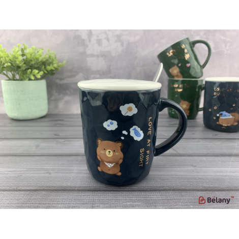 Керамическая чашка "Lovely bear" #4