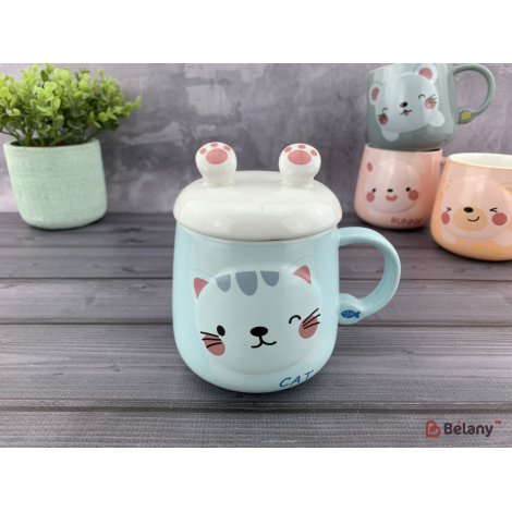 Керамическая чашка "Paws up" #3