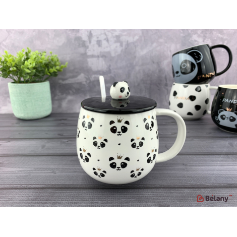 Керамическая чашка "Panda Pattern" #2