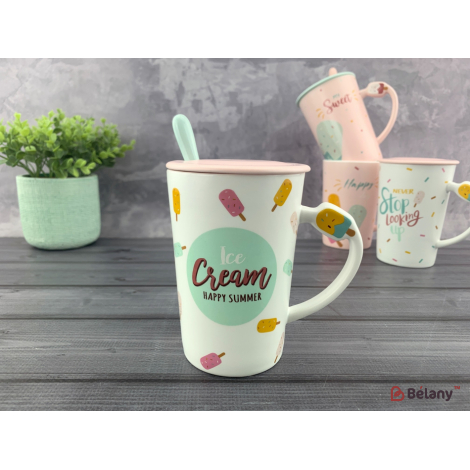 Керамическая чашка "Icecream boom" #2