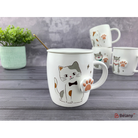 Керамічна чашка "High five" #4