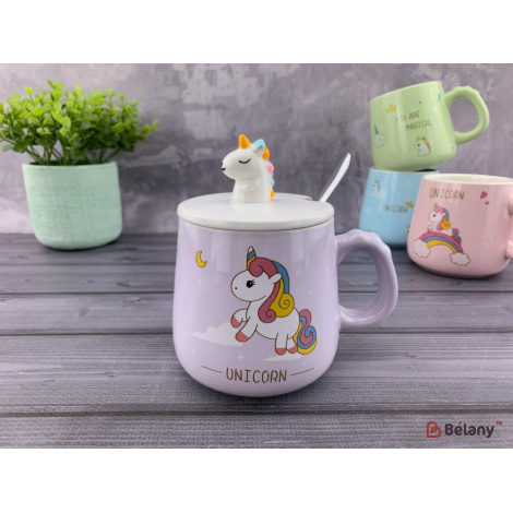 Керамічна чашка "Unicorn life" #4