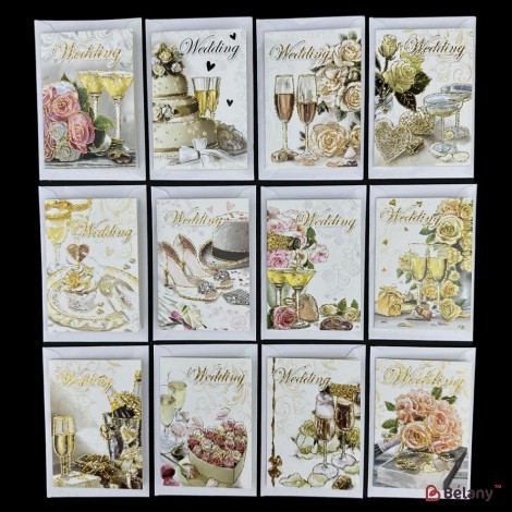 Листівки "Wedding" 24 шт.