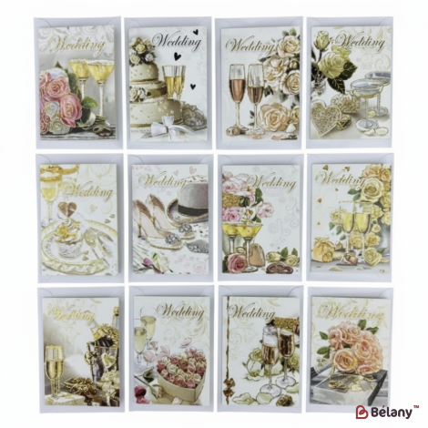 Открытки "Wedding" 24 шт.