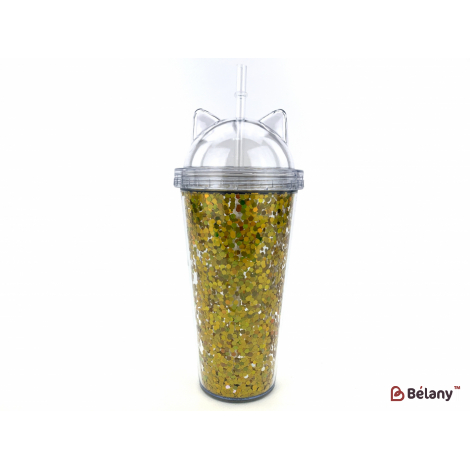 Акриловый стакан "Shiny" золото