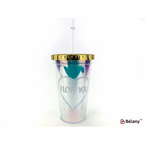 Акриловый стакан "Chameleon" золото