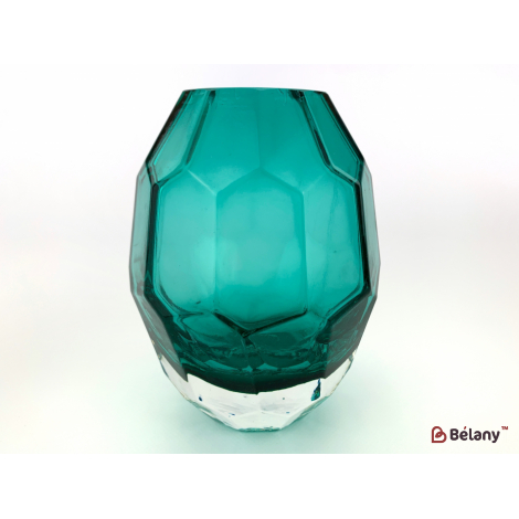 Ваза для цветов "Cube Egg" бирюзовый 17х11см