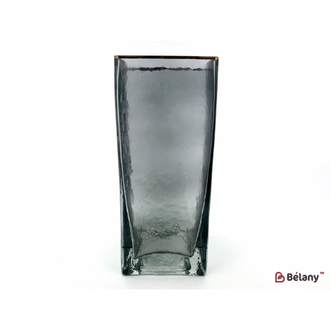 Ваза для цветов "Blurry" пепельный 20х8см