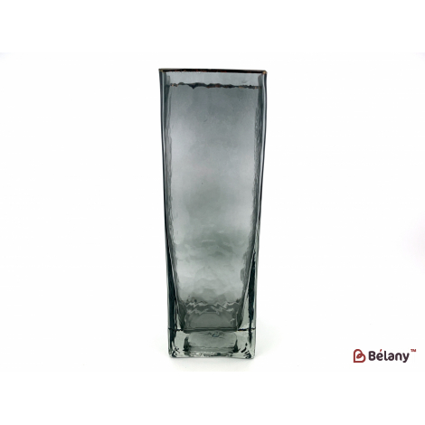 Ваза для цветов "Blurry" пепельный 25х8см