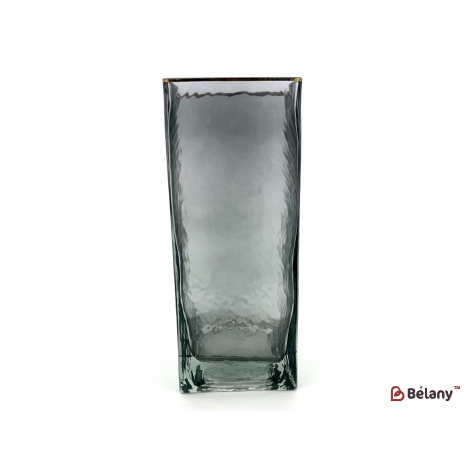 Ваза для цветов "Blurry" пепельный 25х10см