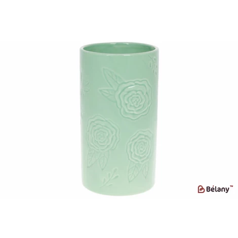 Керамічна ваза "Potentilla light green" 12.1*12*21.9см