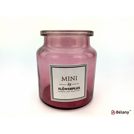 Ваза для цветов "Mini Joy" гранатовый 11х7см