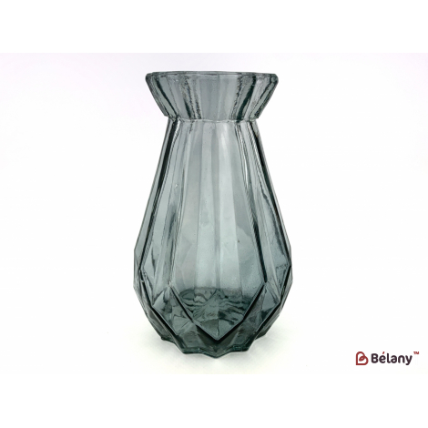 Ваза для цветов "Bulb" пепельная 14х5.5см