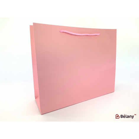 Подарочные пакеты "Bagy" розовые L