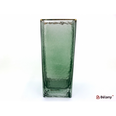 Ваза для цветов "Light figure" изумрудный 10х25см