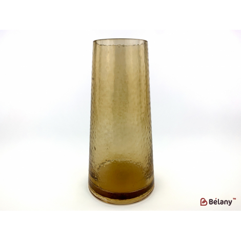 Ваза для цветов "Matte rain" шафрановый 13х26см