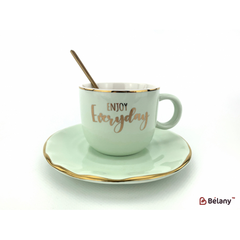 Керамическая чашка "Dzen" оливка