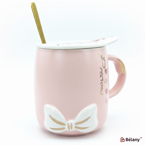 Керамічна чашка "Beauty Ribbon" рожева