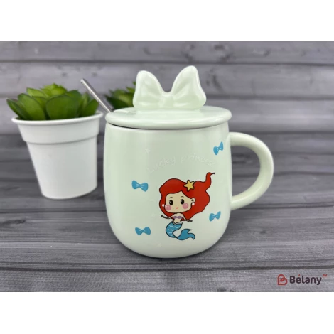 Керамічна чашка "Princess" м'ятна