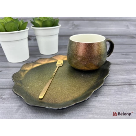 Керамічна чашка із блюдцем "Galaxy" corvus