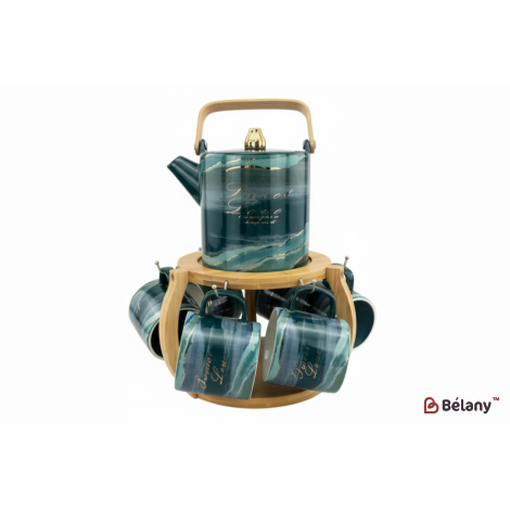 Чайний набір "Marmour" смарагд