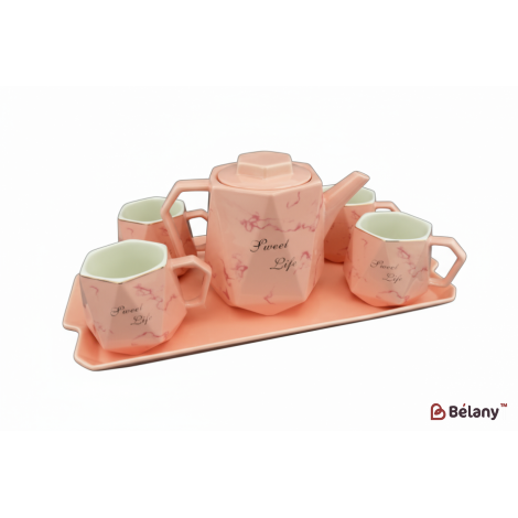 Чайный набор "Sweet Life" розовый