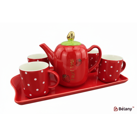 Чайный набор "Fruity" красный