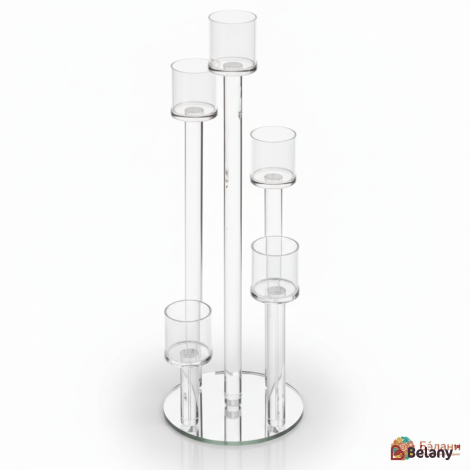 Свічник скляний "Universe" на 5 свічок