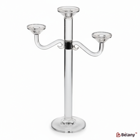 Подсвечник стеклянный "Octopus" на 3 свечи