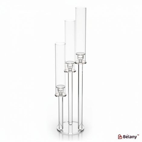 Свічник скляний "Flask" на 3 свічки