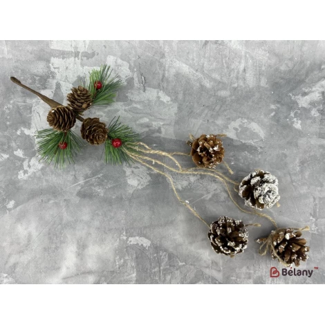 Елочная игрушка "Tree and cone"