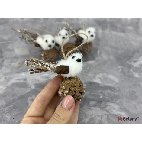 Ялинкова іграшка "Bird on stick"