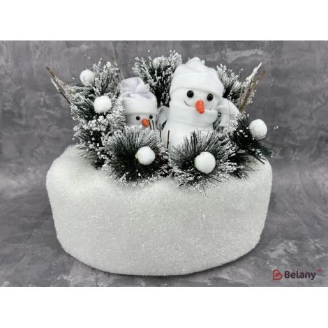 Декор "Snowman family"