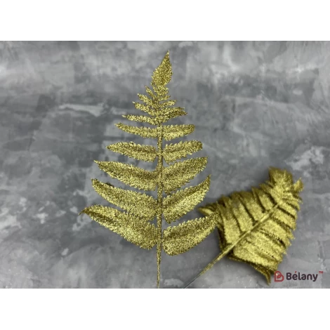 Декор веточки "Leafs" бронза