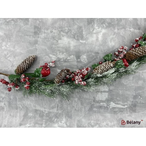 Декор гілка "Canes and Berry"