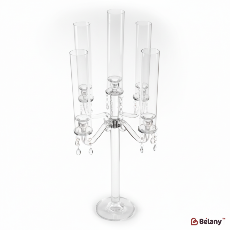 Подсвечник стеклянный "Antique" на 5 свечей