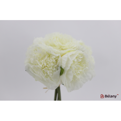 Букет пионов 6 бутонов "A lot Peonies" белые