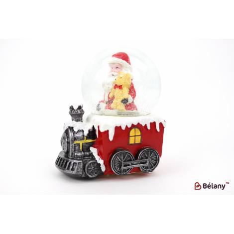 Рождественский музыкальный шар с LED-подсветкой "Train #2"