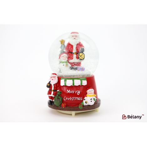 Рождественский музыкальный шар с LED-подсветкой  "Candy Shop"