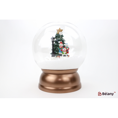 Декор "Christmas tree" светящийся с искусственным снегом