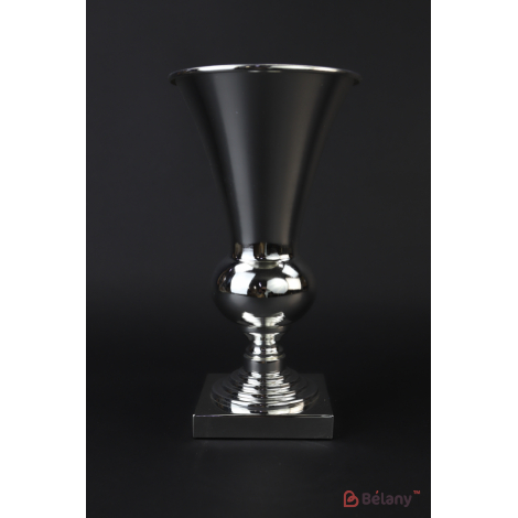 Ваза "Biggie" серебристая