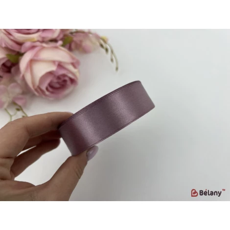 Атласна стрічка "Usual" carmine pink - Фото