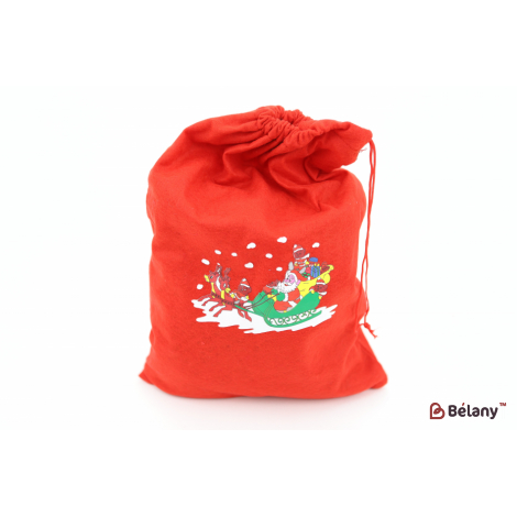 Мешок подарочный с мехом